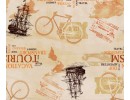 Обивочная ткань Туризм (tourism)  - Принт, Mebeltex