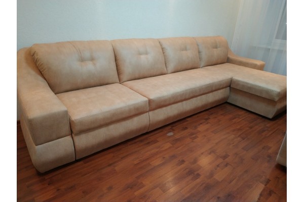 Диван-кровать угловой Ульяна-1 (кремовый)