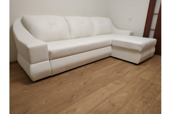 Диван-кровать угловой Ульяна (белый)