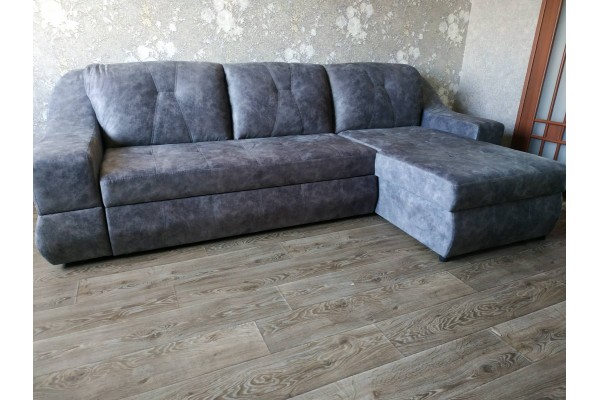 Диван-кровать угловой Ульяна (серый)